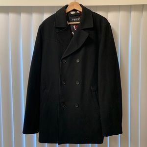 VOLCOM Men’s Black Pea coat - great condition!
